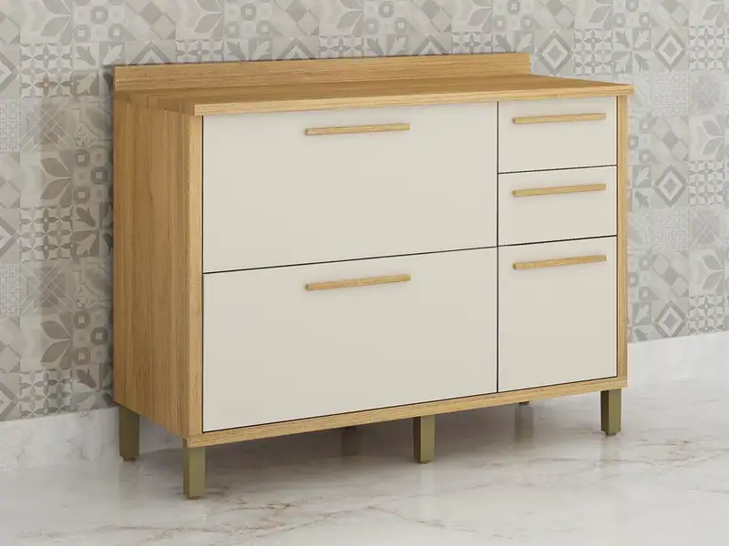 Balcão 1200 Cozinha Torino – Jotaí Móveis Fortaleza