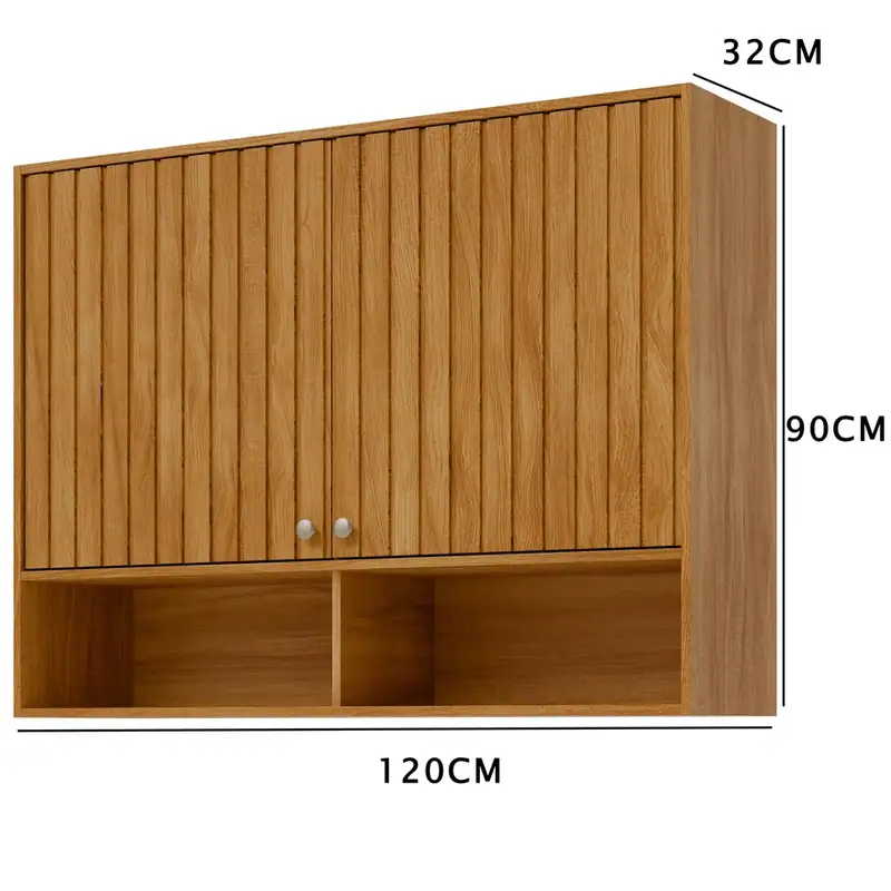 Aéreo Divina 120cm 2 portas - Cinamomo – Jotaí Móveis Fortaleza