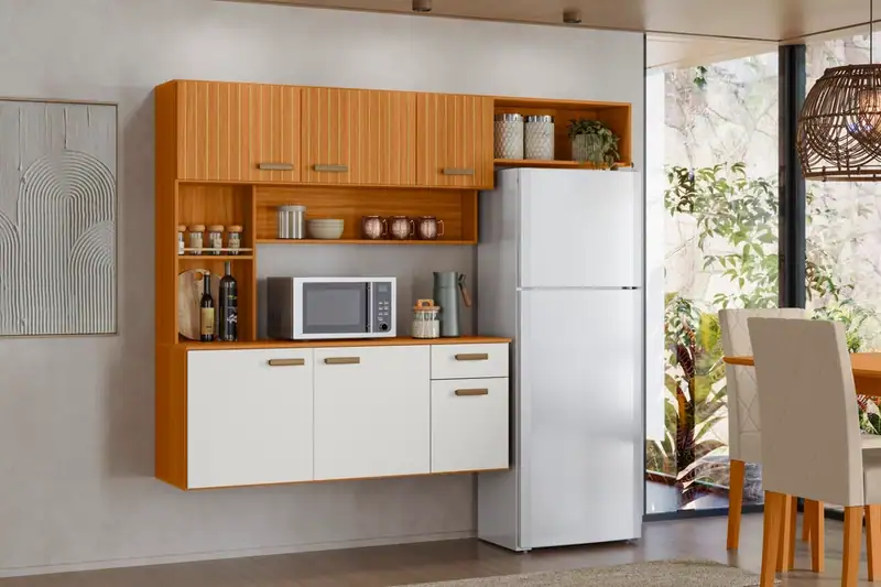 Cozinha Manu 100% MDP – Jotaí Móveis Fortaleza
