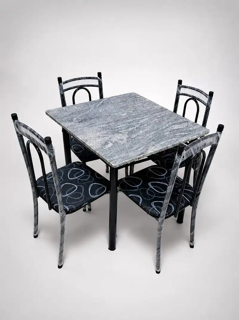 Conjunto de Mesa 75x70 Granito – Jotaí Móveis Fortaleza