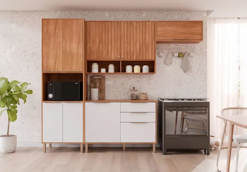Cozinha Divina Completa 100% MDF – Jotaí Móveis Fortaleza