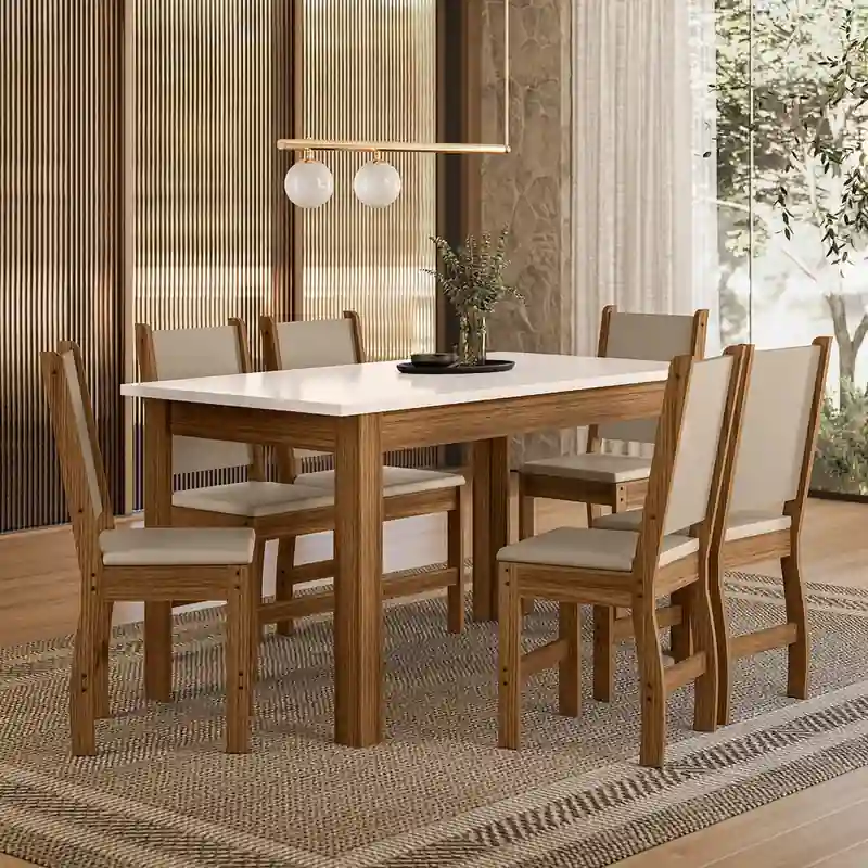 Sala Jantar Bellagio 6l Cad – Jotaí Móveis Fortaleza