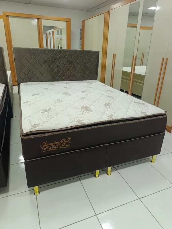 Conjunto Jasmim com Pillow 1,58 - Queen – Jotaí Móveis Fortaleza