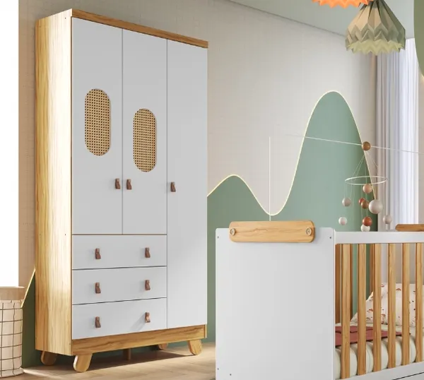 Armário Pingo New 3 portas com Tela – Jotaí Móveis Fortaleza