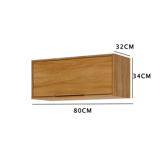 Aéreo Divina 80cm Geladeira 1 portas Basculante – Jotaí Móveis Fortaleza